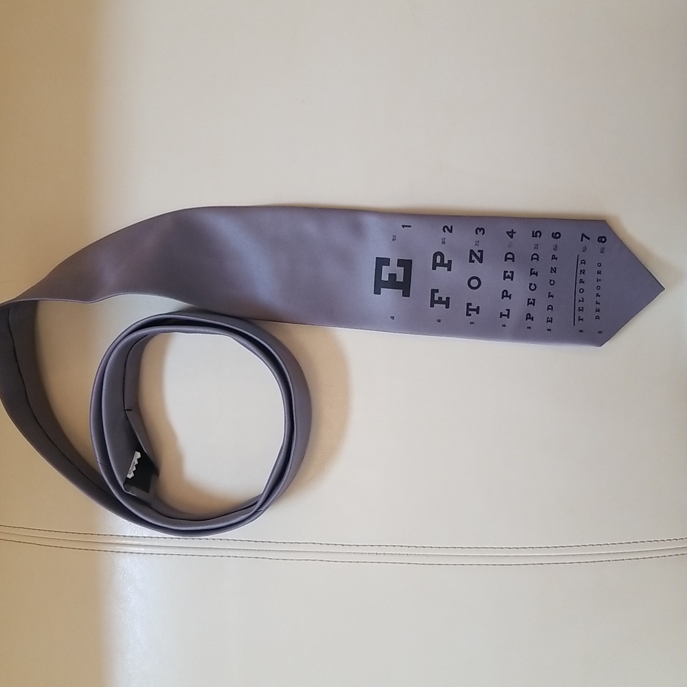 Eye Chart Neck Tie - image 3